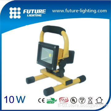 10W rechargeable 12v bridgelux portable led floodlight